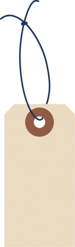 Tag stringing - Hang tag - finishing - ties - shipping tags - custom tags - custom shipping tags - etiquettes - corde - Advantag Canada